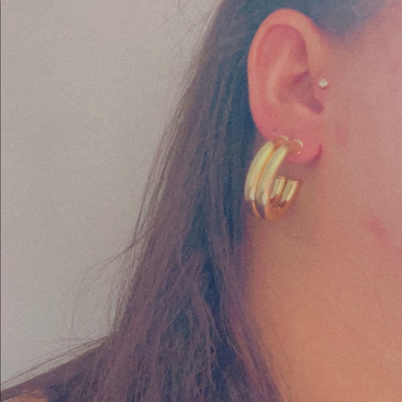 Hoop Earrings - 18K gold filled - Picture 4 of 4